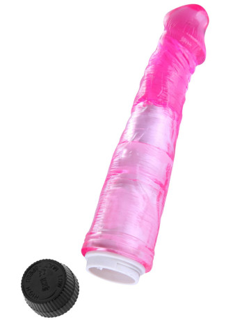 Vibromasseur 20 cm Jelly rose - YOJ-027PK
